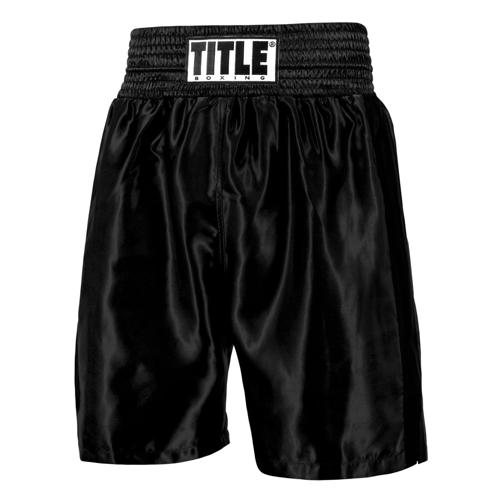 Title Edge Pro Boxing Shorts Black White – The Fight Factory