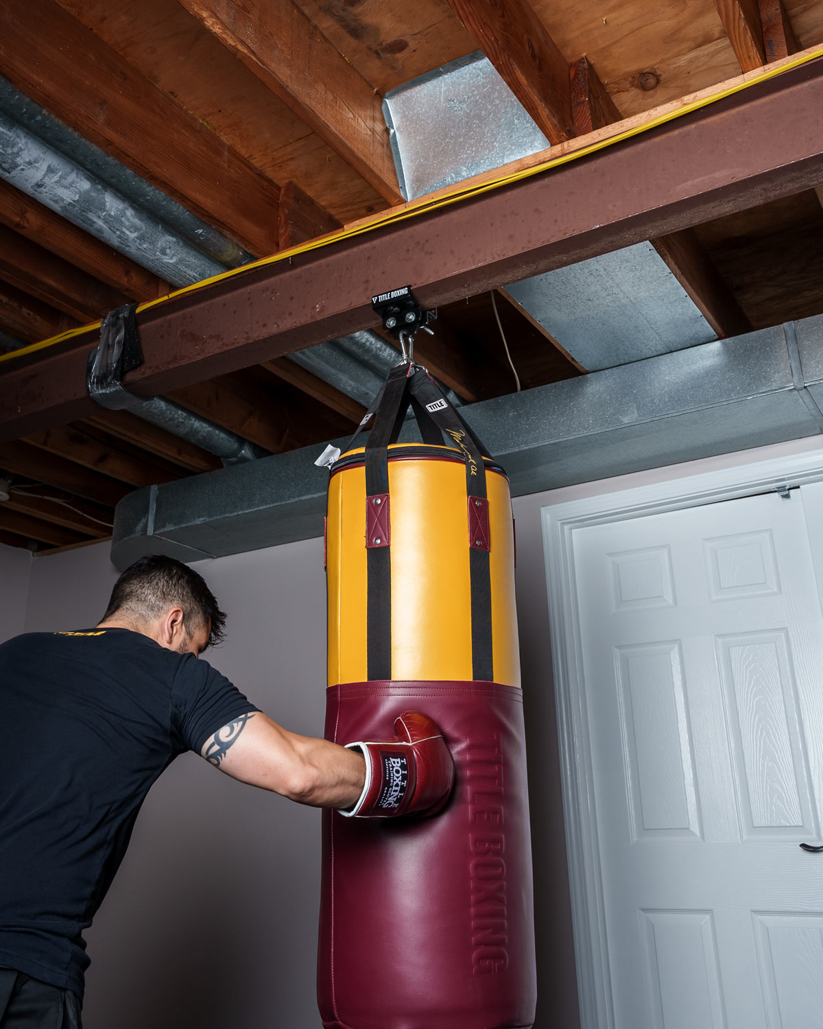 Hanging a punching bag from a deck beam, stupid idea? - DoItYourself.com  Community Forums
