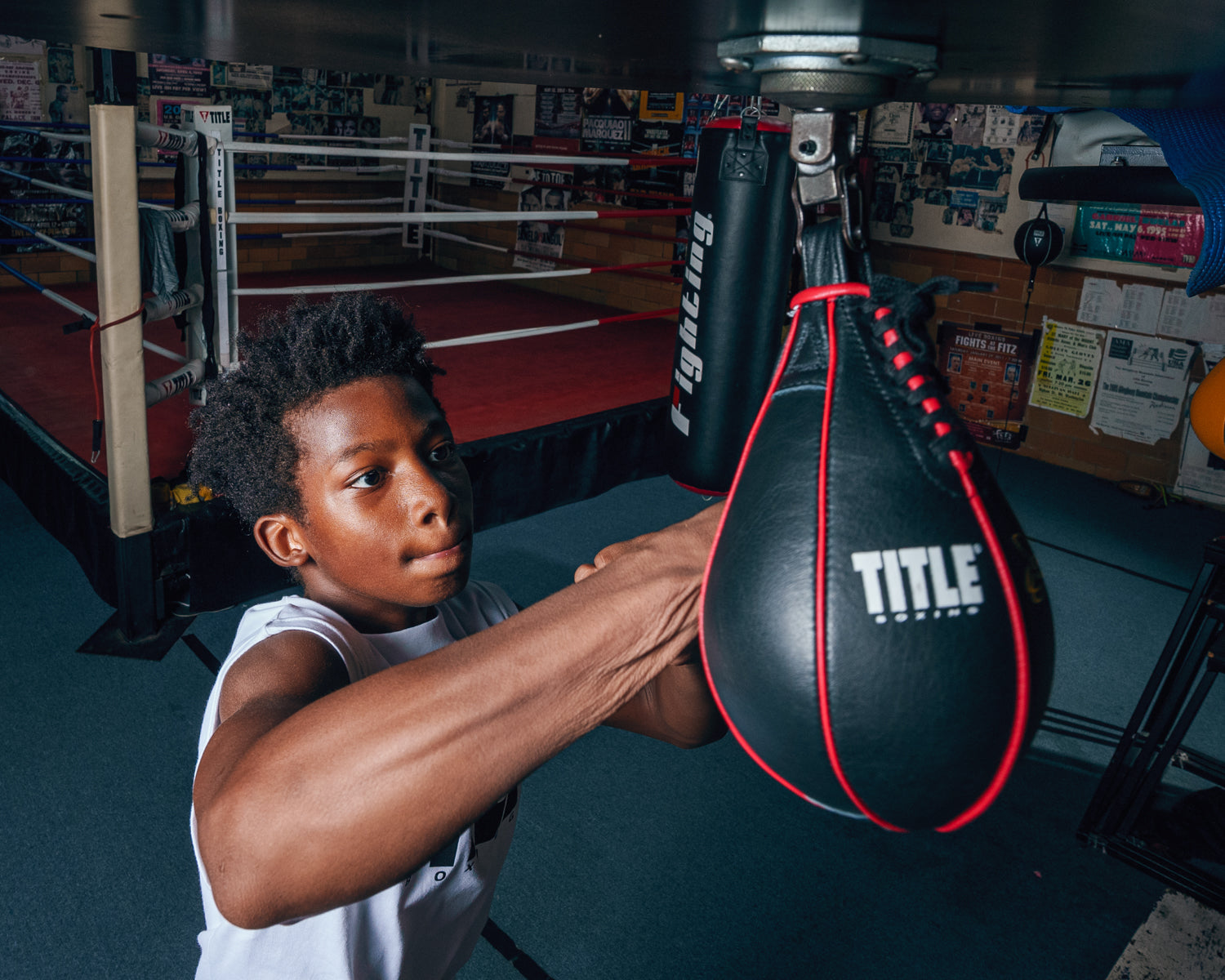 Title Boxing Heavy Bag and Speed Bag Stand