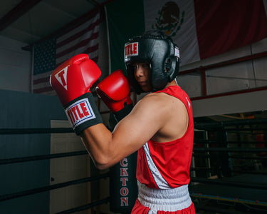 TITLE Classic USA Boxing Competition Headgear – With Cheeks