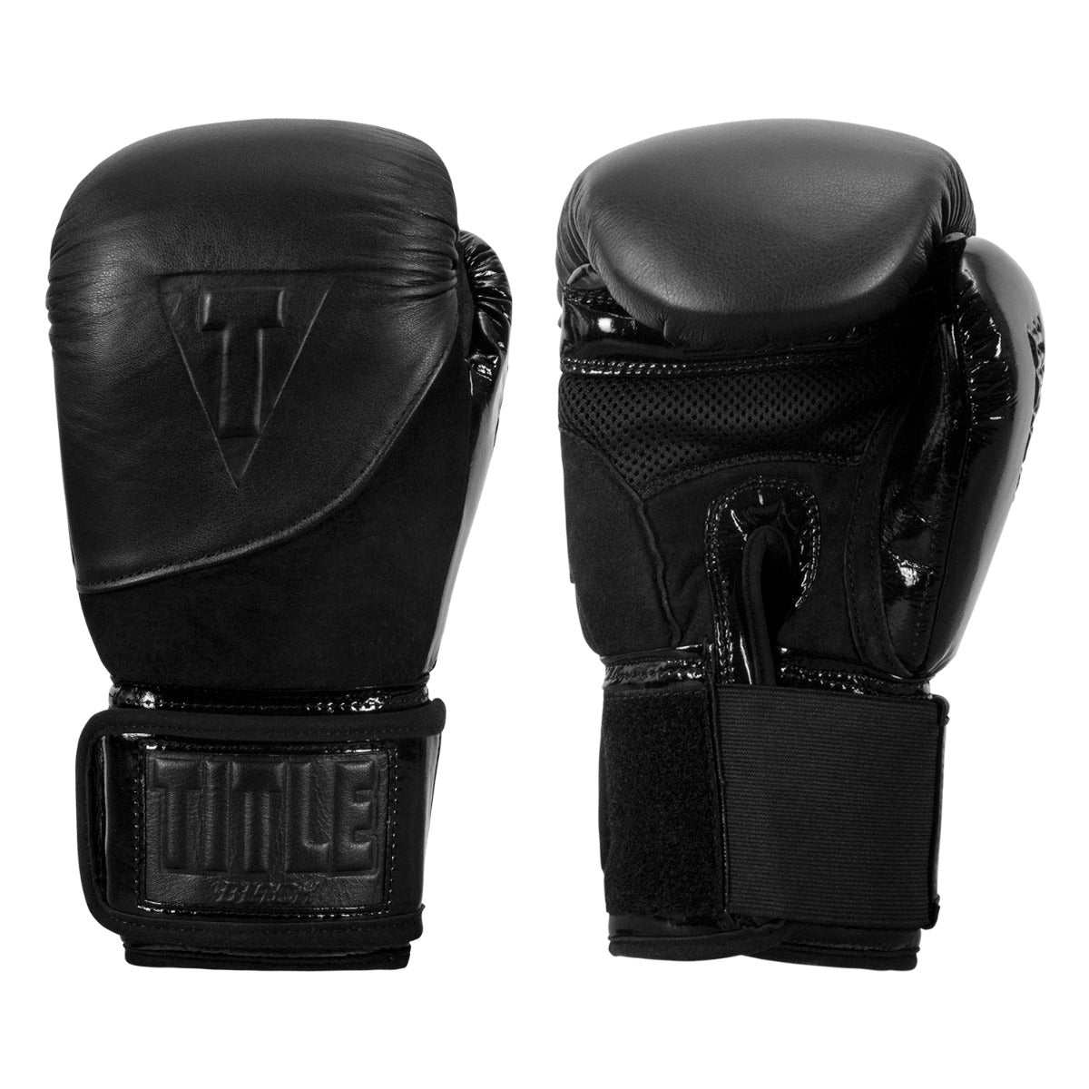 TITLE BLACK Blitz Fit Boxing Gloves