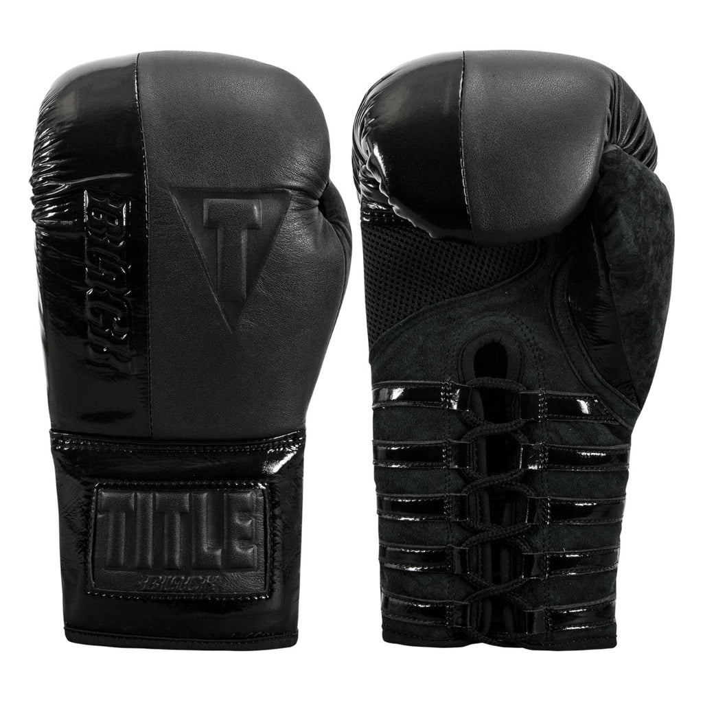 TITLE BLACK Blast Lace Training Gloves