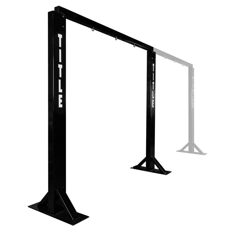 TITLE Deluxe Multi-Unit Heavy Bag Wall Stand optional extension view