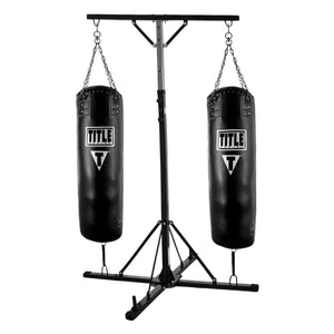 Title Boxing Double Trouble Heavy Bag Stand Without Heavy Bag