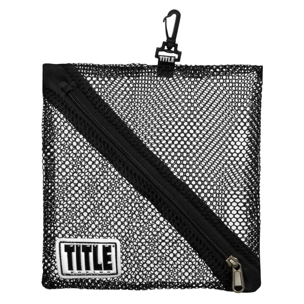 TITLE Clip On Mesh Hand Wrap Bag