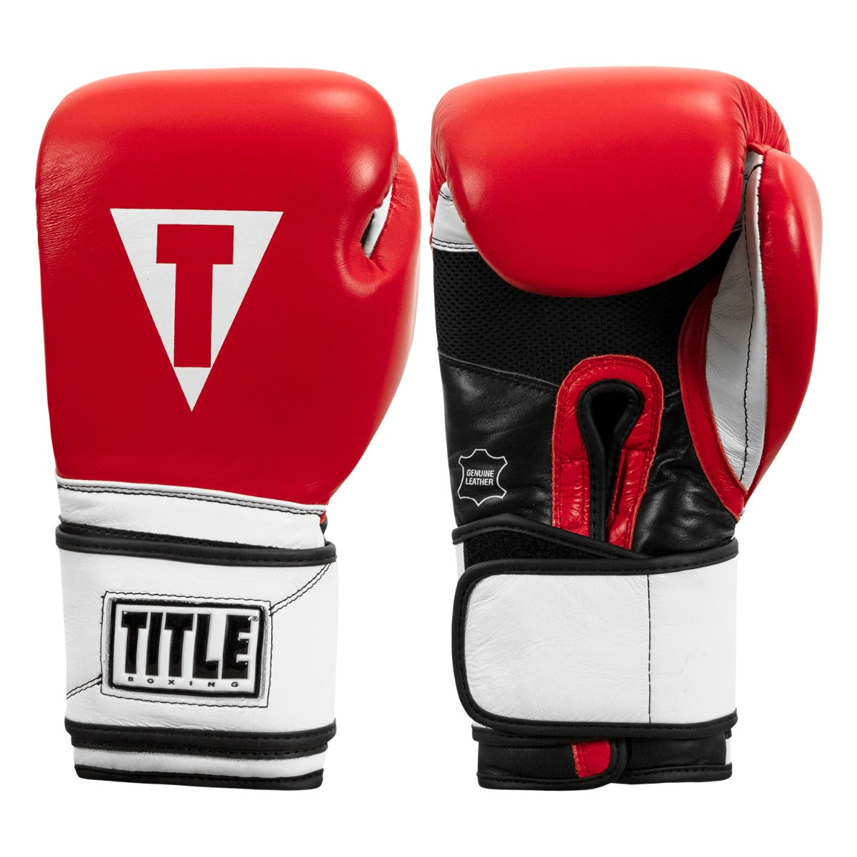 title premium leather performance training gloves